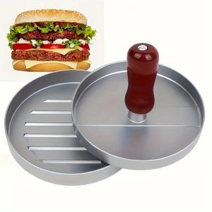 Burger Press, Non-Stick Hamburger Patty Maker, Aluminum Burger Maker for Kitchen BBQ Grill