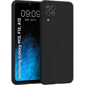 Soft Silicone Slim Fit Cover Anti-Scratch Shockproof Case for Samsung Galaxy A22 - Black