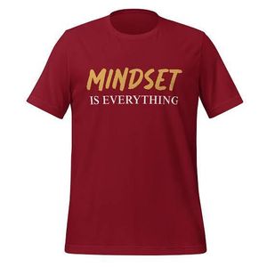 Fashion And Style Mindset Is Everything Minimalist T-Shirt – Clean Aesthetic Motivation Tee for Men & Women