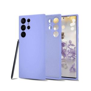 Samsung Galaxy S25 Ultra Premium Silicone Blue Phone Case/ Cover