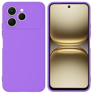 Soft Silicone Slim Fit CASE Anti-Scratch Shockproof Case for TECNO Spark 40 - Purple