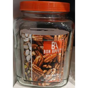 Multipurpose Square Glass Container - 2600ml