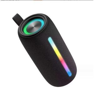 Portable colorful LED light mini speaker multifunctional outdoor party wireless subwoofer with night light lamp