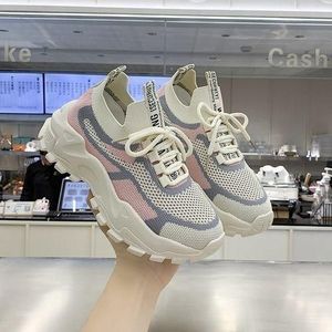 Women's New Classic Fashion Sports Casual Shoes Beige/Pink-EU 39