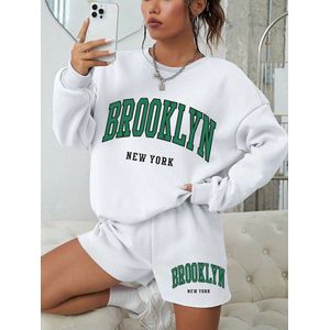 white Two piece set for ladies