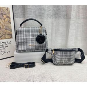 Ladies  & Women  PU Leather Shoulder bag Sling bag & Waist bag set bags 