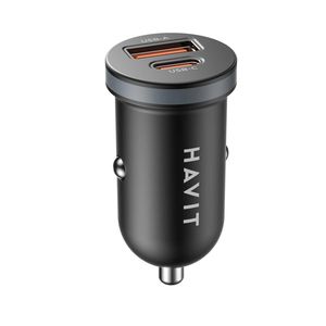 Havit  DriveCharge Pro 30W Dual-Port Car Charger CC2043