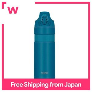 Thermos Water Bottle Vacuum Insulated Portable Mug with Carry Loop 750ml Yellow Joo-750 Y