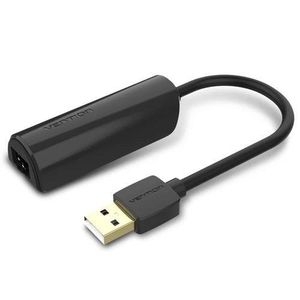 Vention USB 2.0 to 100Mbps Ethernet Adapter – USB-A to RJ45 Network Converter for Laptop, Desktop & Stable Wired Internet Connection
