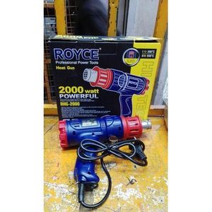 Royce Commercial Durable Electric Heat Gun RHG-2000Watts with Adjustable Temperature