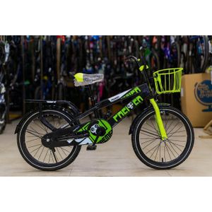 Size 20 kids adjustable bike with a front metallic basket,heavy duty carrier and brakes Age 6 to 12 years 
