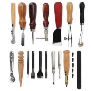 18Pcs Leather Stitching Working Tools kit Leather Pakistan