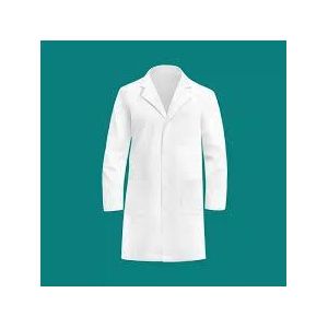 White Cotton Dust-coat/Labcoat