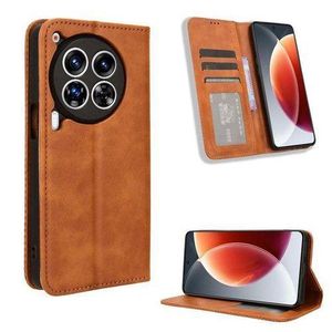 Tecno Camon 30 Premier 5G Wallet Case Best Leather Cover Stand Case Brown