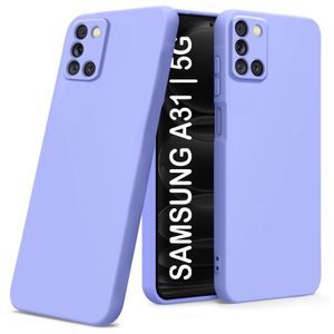 Soft Silicone Slim Fit Cover Anti-Scratch Shockproof Case for Samsung Galaxy A31 - Purple