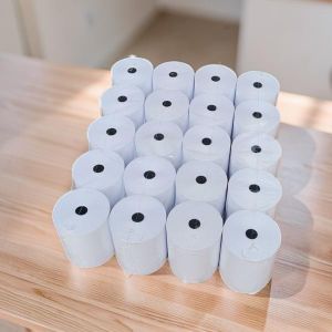 80mm Thermal Receipt Printers 20 Pieces 80mm By 80mm By 13mm Thermal Paper Rolls Thermal Rolls