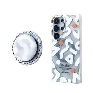 Graffiti Pattern Luxury Case Cover For Samsung Galaxy S25 Ultra MagSafe Magnetic Phone Case