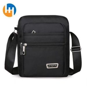 HUAHUA HUAHUA Men's Shoulder Bag Crossbody Bag Multi-layer Zipper