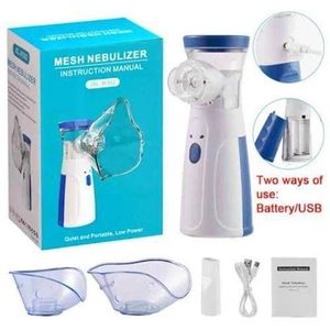 Ultrasonic Home Mesh Portable Handheld Micro-Mesh Nebulizer Steam Aerosol Inhaler Machine Hospital Medical Asthma Atomizer Breathing