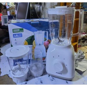 3-in-1 PML Blender Multipurpose Food Processor Smoothie Maker with Powerful Motor for Smooth Blending, Chopping, and Grinding, Easy to Clean, Compact Design Ideal for Home and Kitchen Use