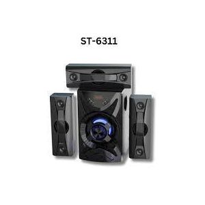 Sinatech  ST-6311 3.1 Channel High Quality Woofer System - 20,000W PMPO Home Theater - Bluetooth Speaker with Super Bass & FM Radio