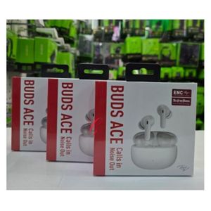 Itel Original Buds Ace ENC - True wireless earbuds with environment noise cancellation.bluetooth 5.3 immersive sound. long battery life.comfortable fit . black