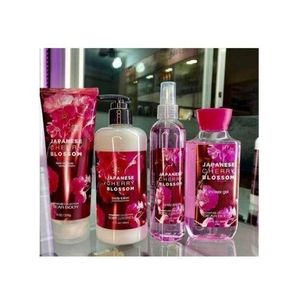 DEAR BODY JAPANESE CHERRY BLOSSOM 4 in 1 Set Pump Lotion, Splash, Gel & Cream