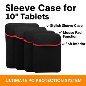 2-in-1 Tablet Sleeve + Mouse Pad – Fits All 10'' Devices, Shockproof & Travel-Ready