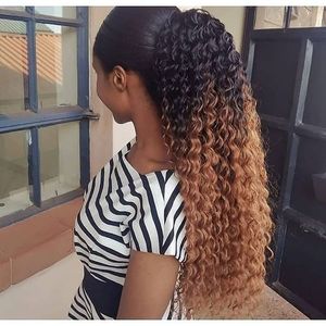 Curly hair extensions sales cheap