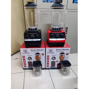 Smart Pro SBL-2809R 2-in-1 Electric Blenders 2.5L blending jar and a separate grinder jar