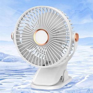 WakeView Rechargeable Table Desk Fan Mist Fan Light Air Cooler Water Fan White