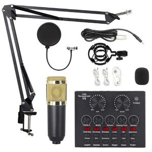 BM-800 Microphone Kit with Sound Card for Live Streaming