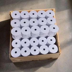 High Quality Material POS A Full Box Carton of 50 Pieces of 80mm By 80mm By 13mm Thermal Receipt Paper Rolls