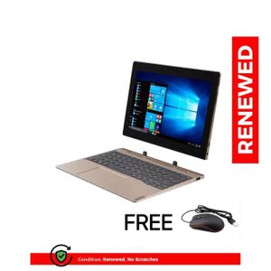 Renewed  L enovo Ideapad D330-10IGM Notebook PC – Celeron N4000 / 10.1INCH   Touchscreen / 4GB RAM / 64GB SSD