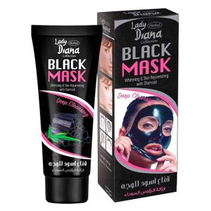 Lady Diana Whitening and Skin Rejuvenating with Charcoal Black Mask
