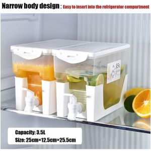 Drink Dispenser, Lemonade Juice Beverage Dispenser with Spigot  for Outdoor Party, Portable, Collapsible, Clear, 5.5L: Iced Beverage  Dispensers