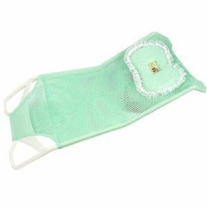 Baby Bath Net Antiskid Shower Mesh Support Kids Safety Bath-greeen