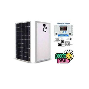 Solarmax 200 Watts Solar Panel Mono All Weather 200Watts Solar Panel 25 Years Warranty + Free 30AH Solar Charge Controller