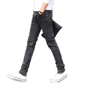 Denim Black Faded Men Slim Fit Jeans