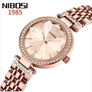 Rose gold elegance watch for ladies wrist watch