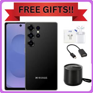 M Horse S25 Ultra+ 6.6'' DISPLAY 8GB (4+4GB)RAM + 128GB ROM 16MP Selfie+32MP Rear camera 5000mAh battery capacity with stylus pen side fingerprint UNLOCK Android 14 phone smartphone +FREE GIFTS(POWERBANK+ PROTECTOR+ SPEAKER)