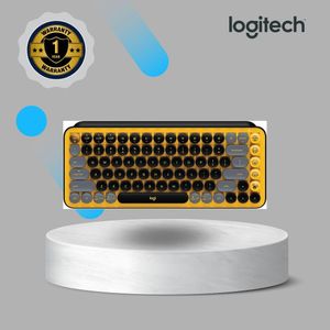 Logitech POP Keys Bluetooth Mechanical Keyboard - BLAST YELLOW
