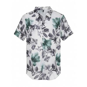 flower short sleeved shirt