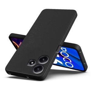 Soft Anti-fingerprint Silicone TPU Matte Cover Case for Xiaomi Poco M6