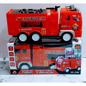 Kids Classic Battery Powered Firetruck with sound and light/ Toy Rescue Fighter Vehicle for Children