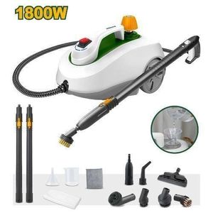 JADEVER 1800W Heavy Duty Steam Cleaner with Large Water Tank, Multipurpose steam cleaner for home, High Temperature Deep Cleaning for Grout, Floor, Tile, Oven, Car, Window & Kitchen