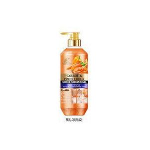 Roushun Carrot & B-CAROTENE Scrub Shower Gel Wash 