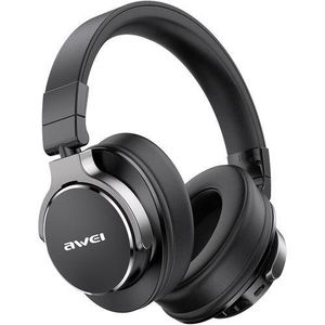 Awei  A780BL Playtime,Hi-Res Audio Deep Bass Comfort Fit Ear Cups for Travel, Home Office Over The Ear Headphones Black