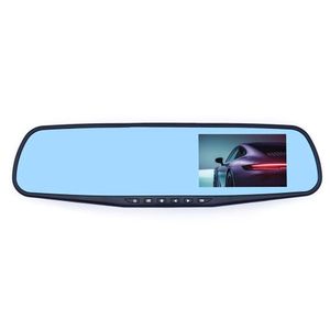 4.3" TFT Full HD Mirror Dash Cam with Dual Front and Rear Cameras, Loop Recording, and G-Sensor Technology