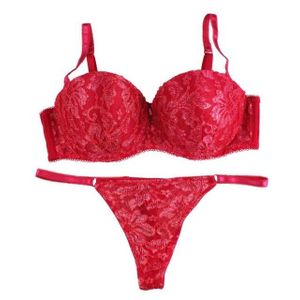 Pink Pure Silk Lacy Underwire Thinly Padded Bra Set